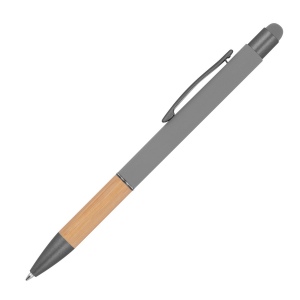 Stylo en aluminium et bambou BRYGIDA 24