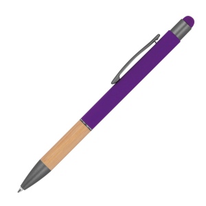 Stylo en aluminium et bambou BRYGIDA 33