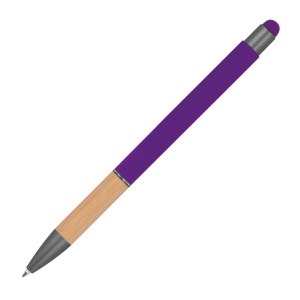 Stylo en aluminium et bambou BRYGIDA 35