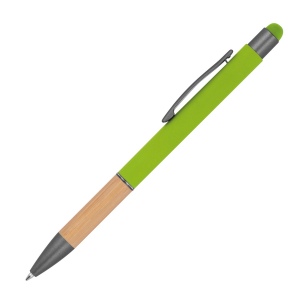 Stylo en aluminium et bambou BRYGIDA 36
