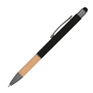 Stylo en aluminium et bambou BRYGIDA 15
