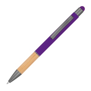 Stylo en aluminium et bambou BRYGIDA 9
