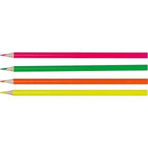 Set de surligneurs néon et crayons de couleur ASHLEY 4