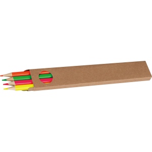 Set de surligneurs néon et crayons de couleur ASHLEY 2