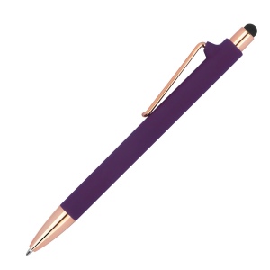 Stylo à bille caoutchouté LENA 16
