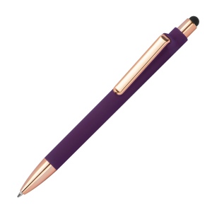 Stylo à bille caoutchouté LENA 5
