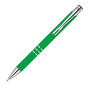 Stylo à bille avec surface caoutchoutée CONSTANZE 25
