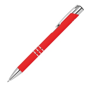 Stylo à bille avec surface caoutchoutée CONSTANZE 16