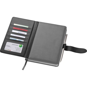 Carnet A5 avec fonction porte-cartes MARTIN 16