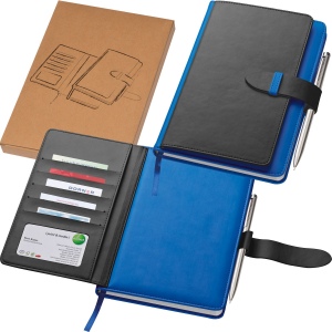 Carnet A5 avec fonction porte-cartes MARTIN
