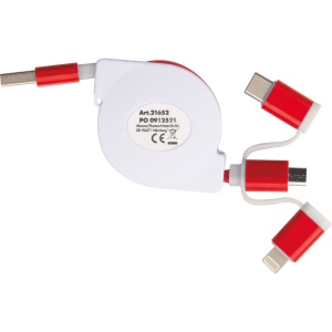 Câble de recharge extensible avec 3 prises NICO 21