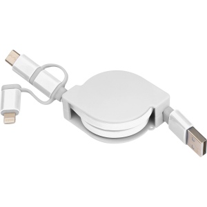 Câble de recharge extensible avec 3 prises NICO 24