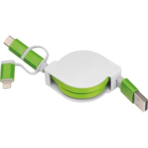 Câble de recharge extensible avec 3 prises NICO 29