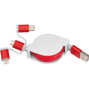 Câble de recharge extensible avec 3 prises NICO 4