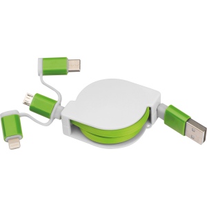 Câble de recharge extensible avec 3 prises NICO 6