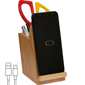 Pot à crayons avec chargeur à induction JULIUS 2