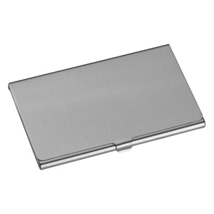 Étui pour cartes de visite en métal mat TINA 3
