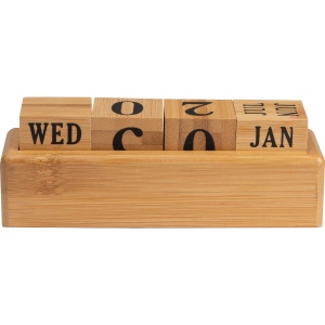Calendrier de bureau en bambou ANNABELLE 5