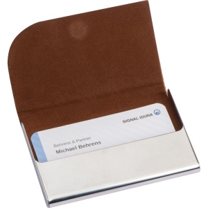 Porte-cartes en métal avec surface en liège ROBERTO 4
