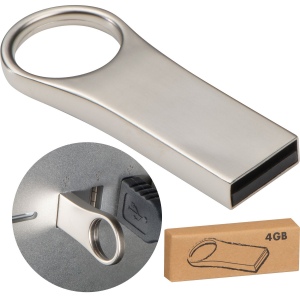 Clé USB en métal d'une capacité de 4 GO 2