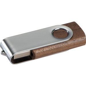 Clé USB Twist avec corps en bois foncé 8GO RUTA 3