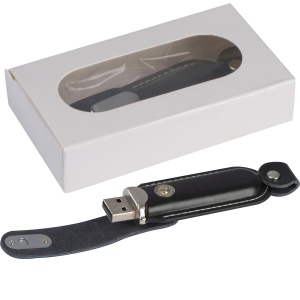 Clé USB avec couvercle en cuir 4GB 2