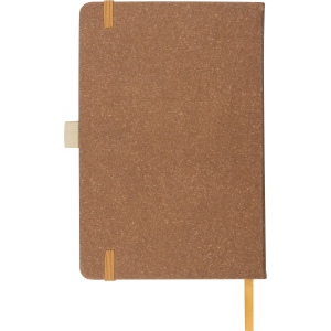Carnet A5 avec couverture en cuir recyclé TRACY 7