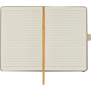 Carnet A5 avec couverture en cuir recyclé TRACY 8