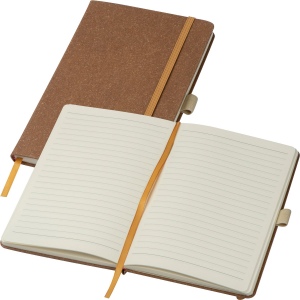 Carnet A5 avec couverture en cuir recyclé TRACY
