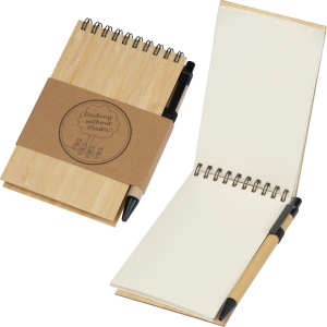 Carnet de notes en bambou ELSA