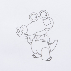 Cahier de coloriage avec 12 crayons de couleur RUFUS 4