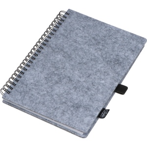 Carnet en feutrine RPET BRENDA 4