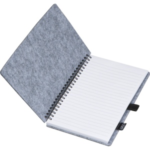 Carnet en feutrine RPET BRENDA 5