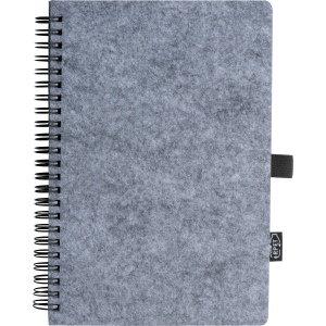 Carnet en feutrine RPET BRENDA 6