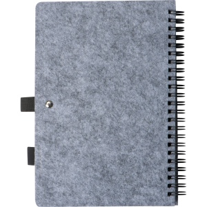 Carnet en feutrine RPET BRENDA 7