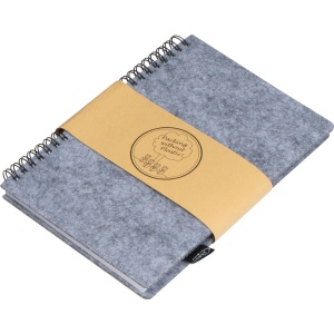 Carnet en feutrine RPET BRENDA 9