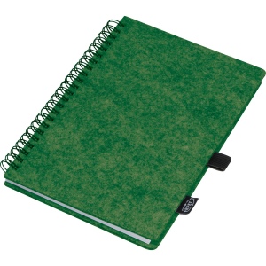 Carnet en feutrine RPET BRENDA 10