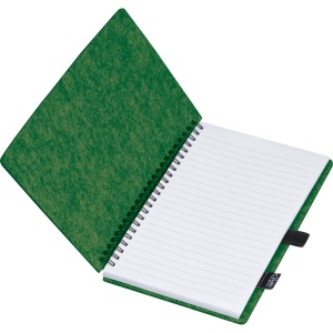 Carnet en feutrine RPET BRENDA 11