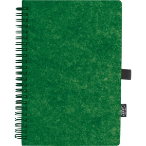 Carnet en feutrine RPET BRENDA 12
