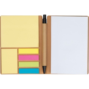 Carnet avec stylo à bille et notes adhésives LORRAINE 6