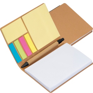 Carnet avec stylo à bille et notes adhésives LORRAINE