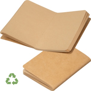 Carnet format B7 en papier recyclé TEODORO