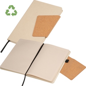Carnet en carton laitier recyclé MARTHA