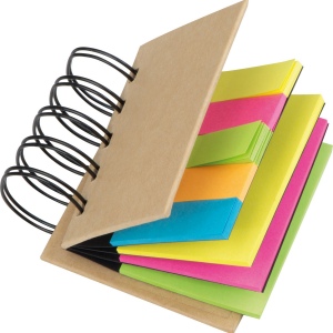 Petit carnet spirales avec index adhésifs BENEDYKTA 4