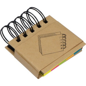 Petit carnet spirales avec index adhésifs BENEDYKTA 5