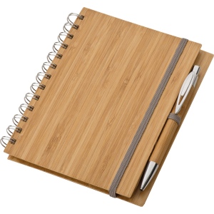 Carnet A5 avec couverture bambou FRANCESCA 3