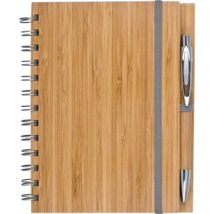 Carnet A5 avec couverture bambou FRANCESCA 6