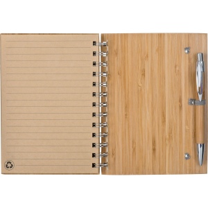 Carnet A5 avec couverture bambou FRANCESCA 7