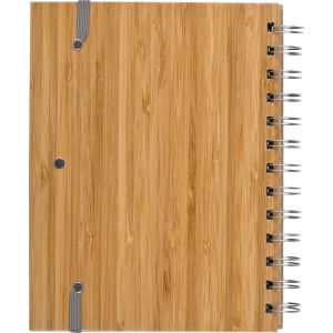 Carnet A5 avec couverture bambou FRANCESCA 8