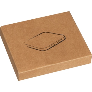 Chargeur sans fil en bambou avec 2 Hubs USB ROMAN 7